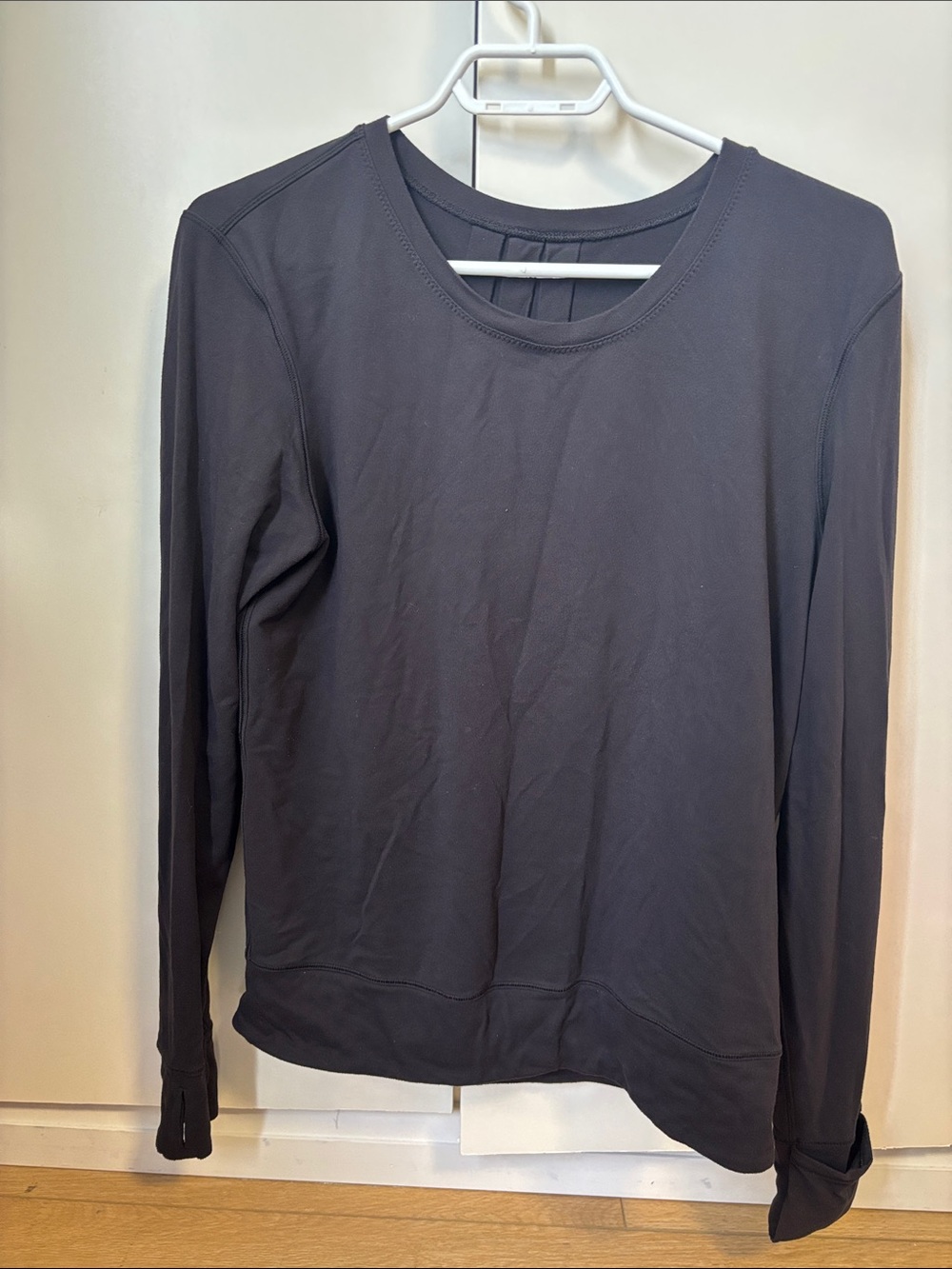 Lululemon long sleeve black shirt. Size 8